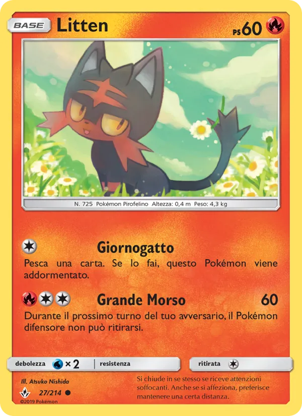 Carta Litten dell'espansione Legami Inossidabili, numero 27/214