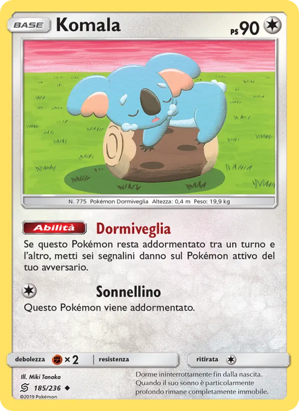 Carta Komala dell'espansione Sintonia Mentale, numero 185/236