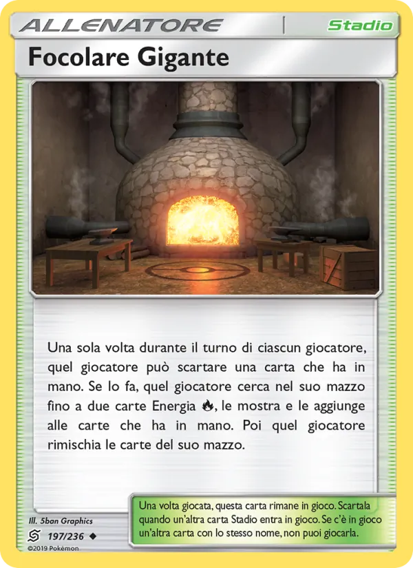 Carta Focolare Gigante dell'espansione Sintonia Mentale, numero 197/236