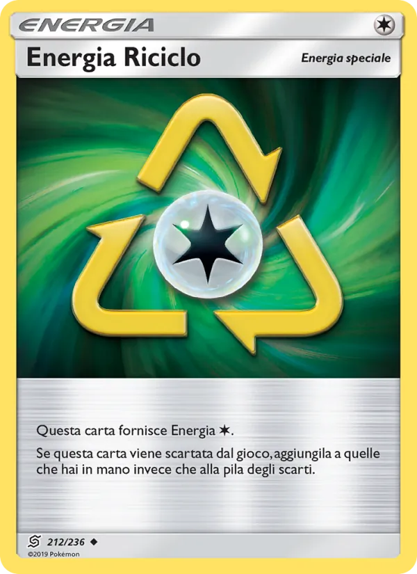 Carta Energia Riciclo dell'espansione Sintonia Mentale, numero 212/236