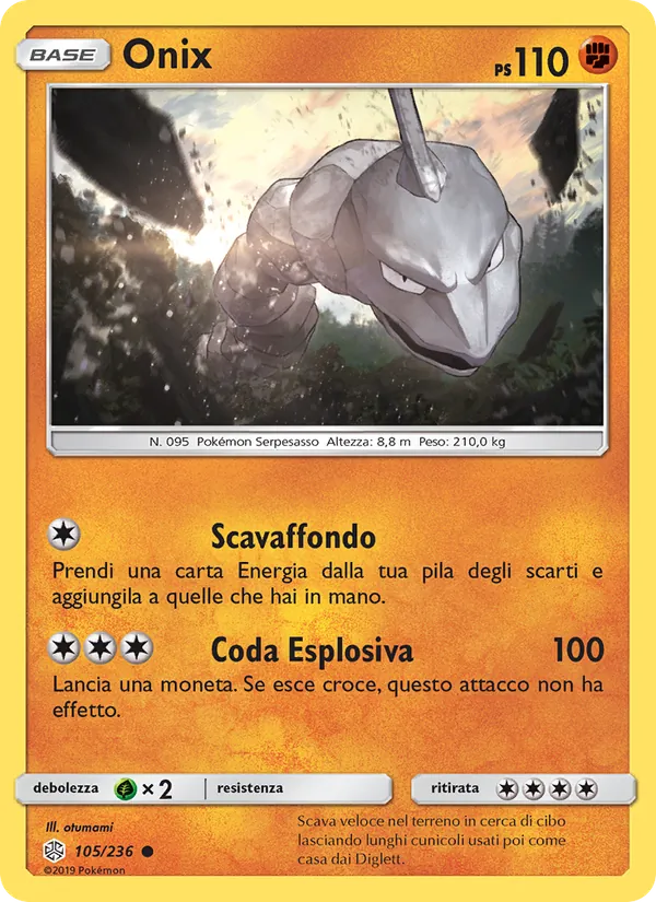 Carta Onix dell'espansione Eclissi Cosmica, numero 105/236