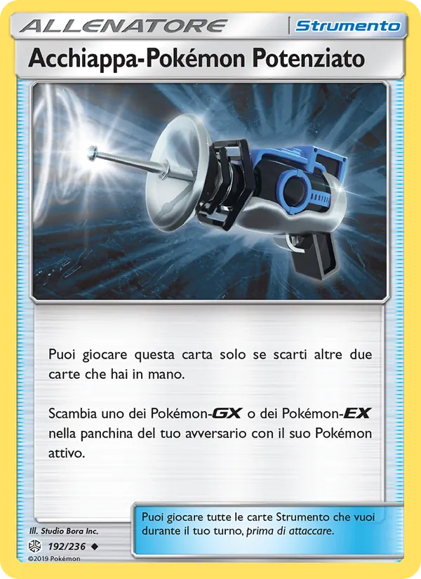 Carta Acchiappa-Pokémon Potenziato dell'espansione Eclissi Cosmica, numero 192/236