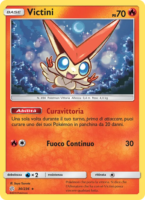 Carta Victini dell'espansione Eclissi Cosmica, numero 30/236