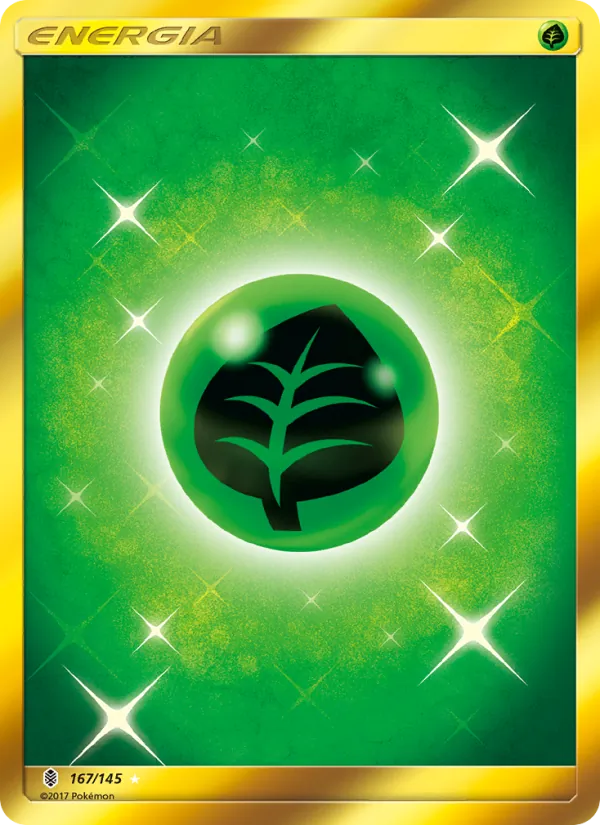 Carta Energia Erba dell'espansione Guardiani Nascenti, numero 167/145