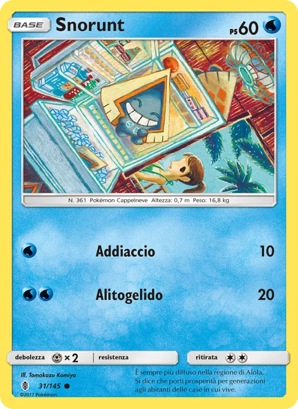 Carta Snorunt dell'espansione Guardiani Nascenti, numero 31/145