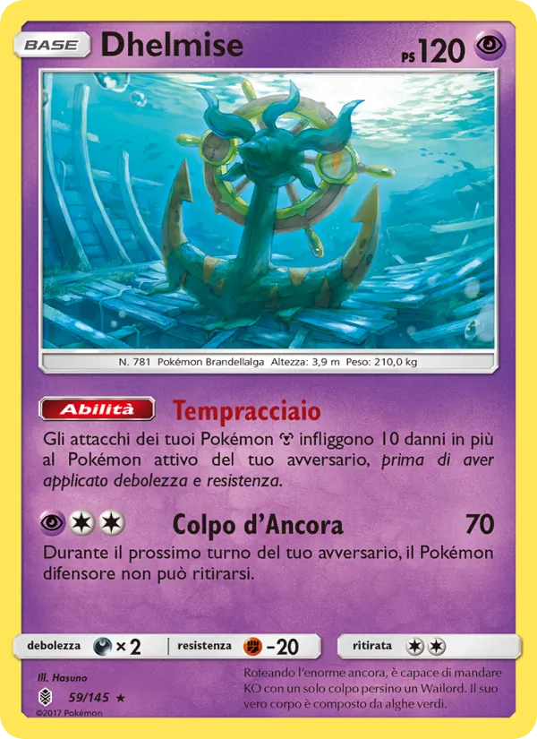 Carta Dhelmise dell'espansione Guardiani Nascenti, numero 59/145