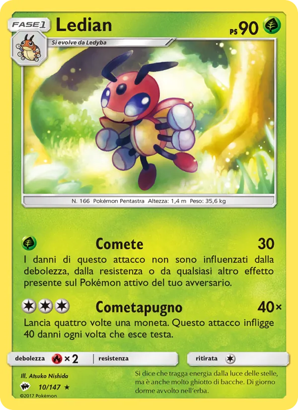 Carta Ledian dell'espansione Ombre Infuocate, numero 10/147