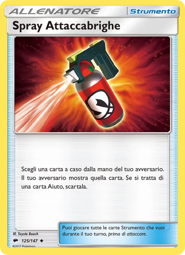 Carta Spray Attaccabrighe dell'espansione Ombre Infuocate, numero 125/147