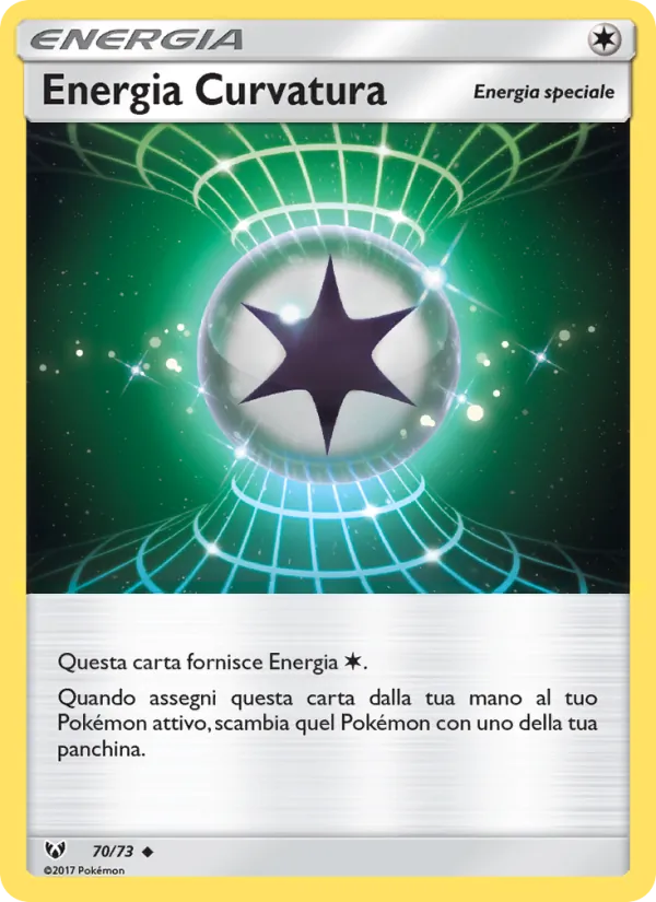 Carta Energia Curvatura dell'espansione Leggende Iridescenti, numero 70/73