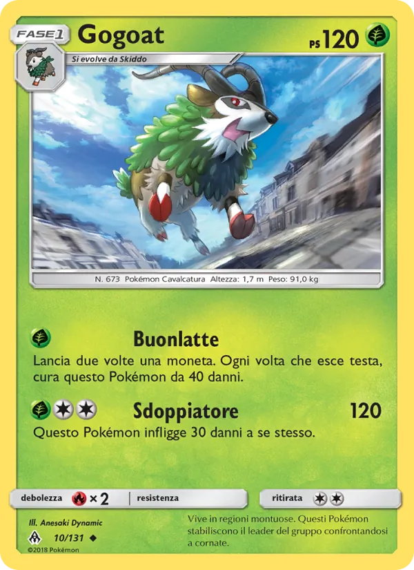 Carta Gogoat dell'espansione Apocalisse Di Luce, numero 10/131