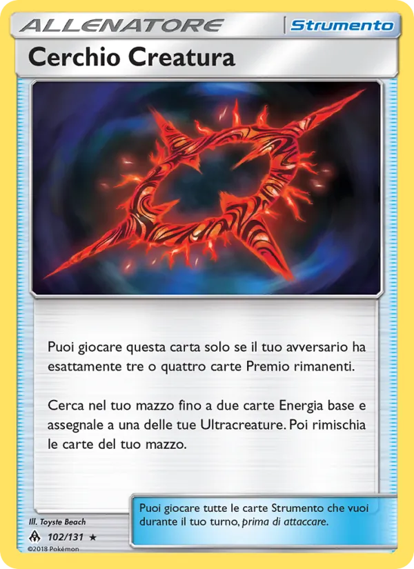 Carta Cerchio Creatura dell'espansione Apocalisse Di Luce, numero 102/131