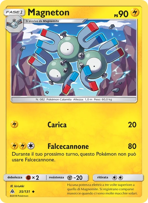 Carta Magneton dell'espansione Apocalisse Di Luce, numero 35/131
