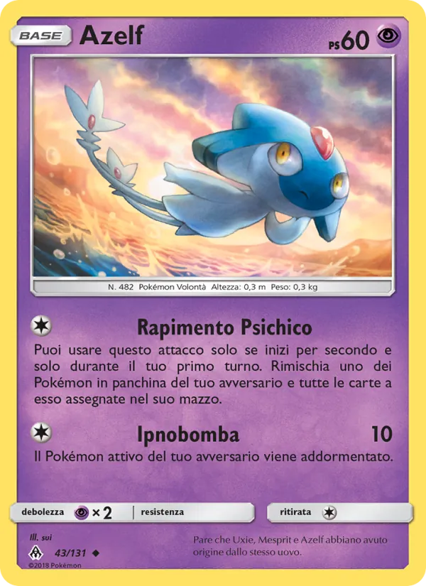 Carta Azelf dell'espansione Apocalisse Di Luce, numero 43/131