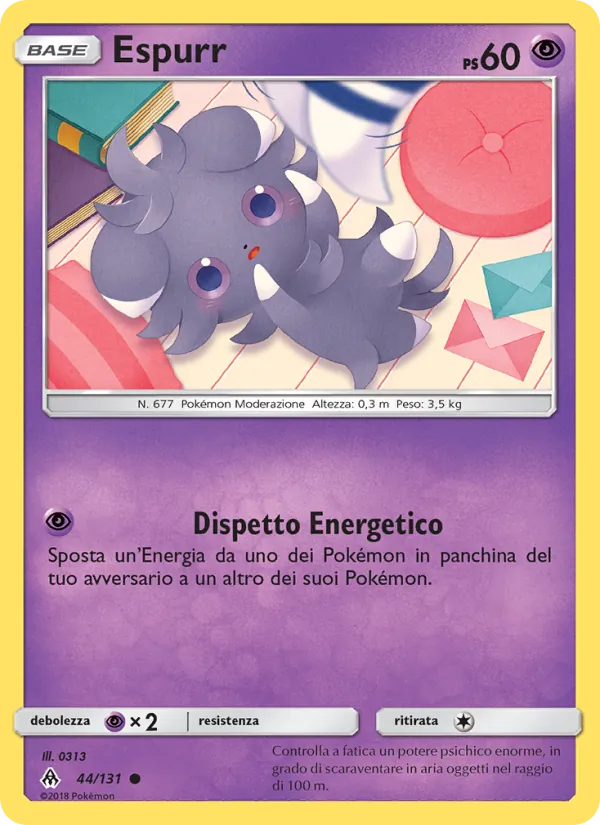 Carta Espurr dell'espansione Apocalisse Di Luce, numero 44/131