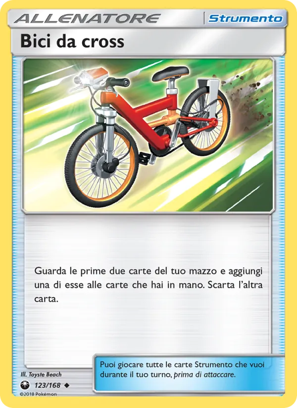 Carta Bici da cross dell'espansione Tempesta Astrale, numero 123/168