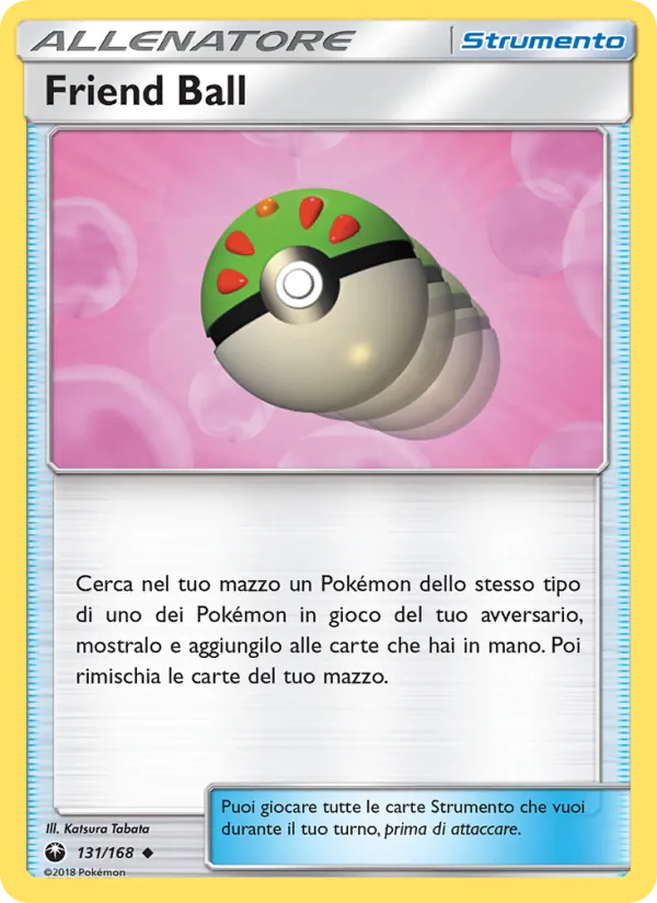 Carta Friend Ball dell'espansione Tempesta Astrale, numero 131/168