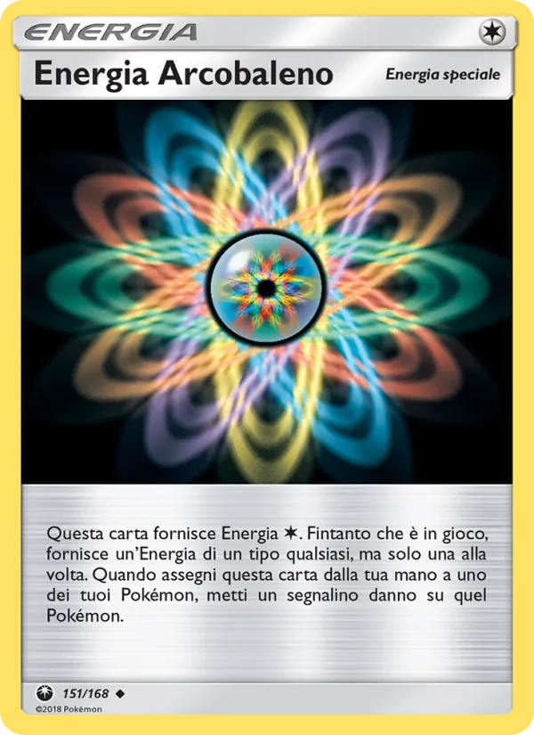 Carta Energia Arcobaleno dell'espansione Tempesta Astrale, numero 151/168