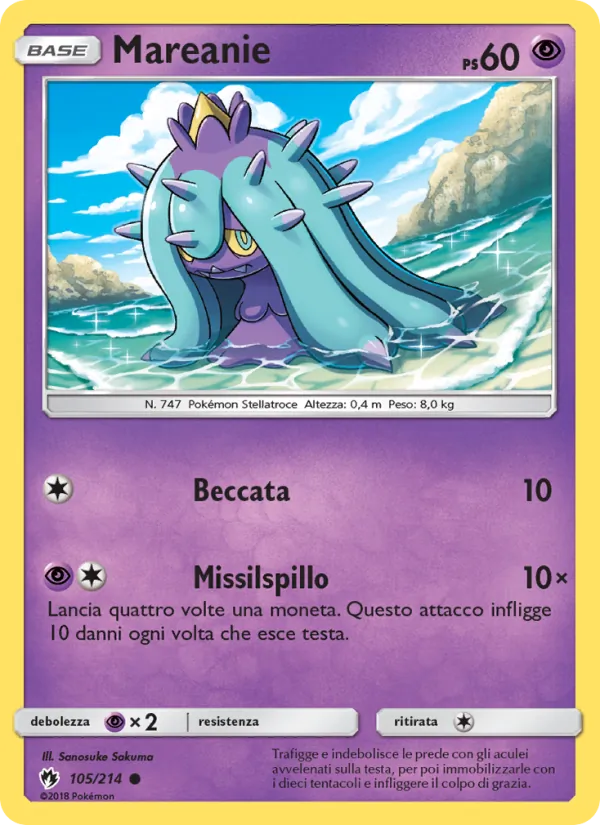 Carta Mareanie dell'espansione Tuoni Perduti, numero 105/214