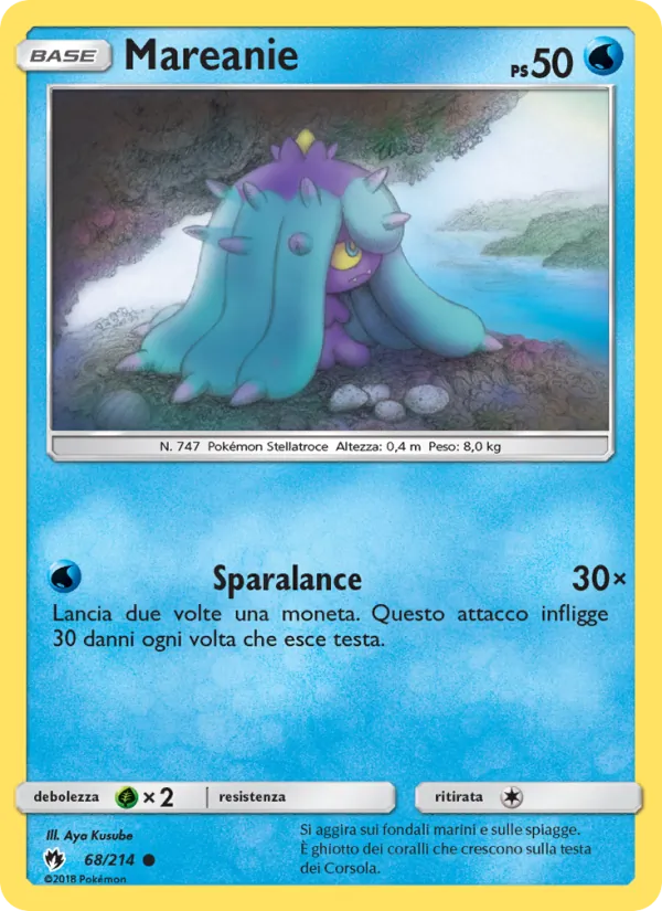 Carta Mareanie dell'espansione Tuoni Perduti, numero 68/214