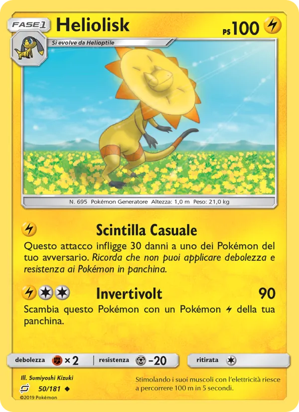Carta Heliolisk dell'espansione Gioco di Squadra, numero 50/181