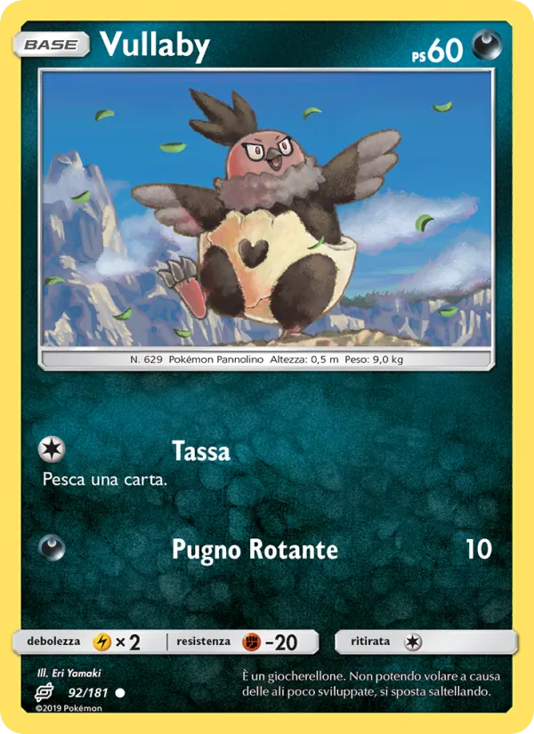 Carta Vullaby dell'espansione Gioco di Squadra, numero 92/181