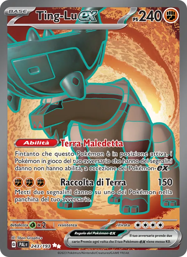 Carta Ting-Lu-ex dell'espansione Evoluzioni a Paldea, numero 243/193