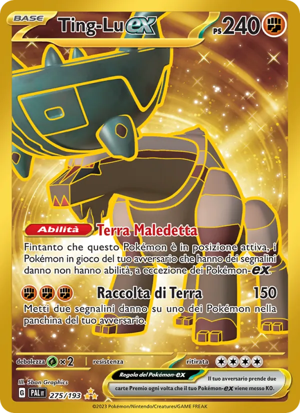 Carta Ting-Lu-ex dell'espansione Evoluzioni a Paldea, numero 275/193