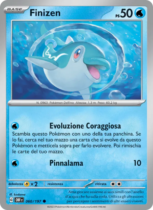 Carta Finizen dell'espansione Ossidiana Infuocata, numero 060/197