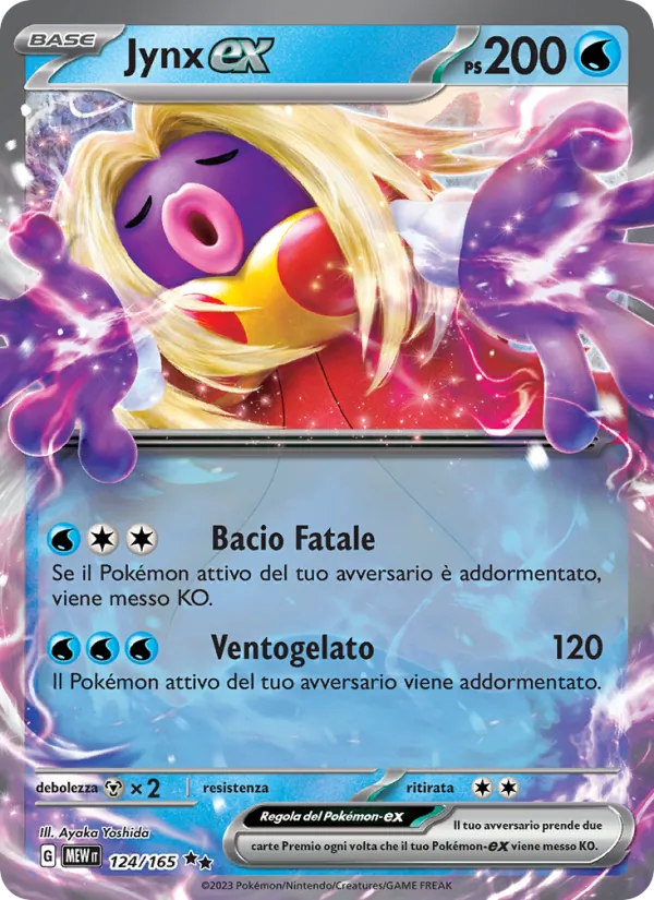 Carta Jynx-ex dell'espansione 151, numero 124/165