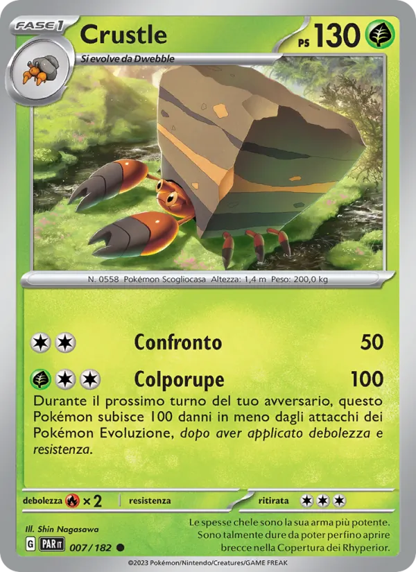 Carta Crustle dell'espansione Paradosso Temporale, numero 007/182
