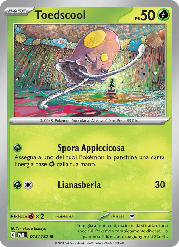 Carta Toedscool dell'espansione Paradosso Temporale, numero 015/182