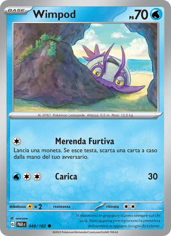 Carta Wimpod dell'espansione Paradosso Temporale, numero 048/182