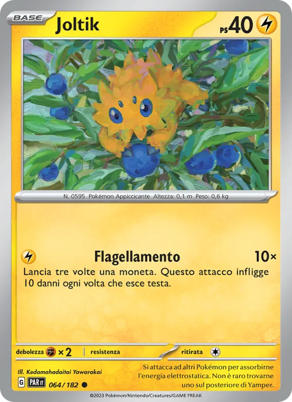 Carta Joltik dell'espansione Paradosso Temporale, numero 064/182