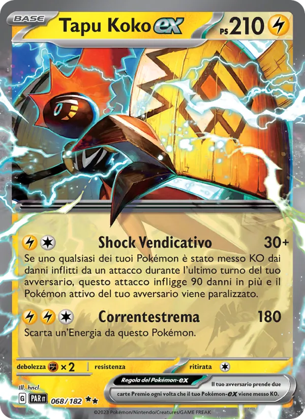 Carta Tapu Koko-ex dell'espansione Paradosso Temporale, numero 068/182