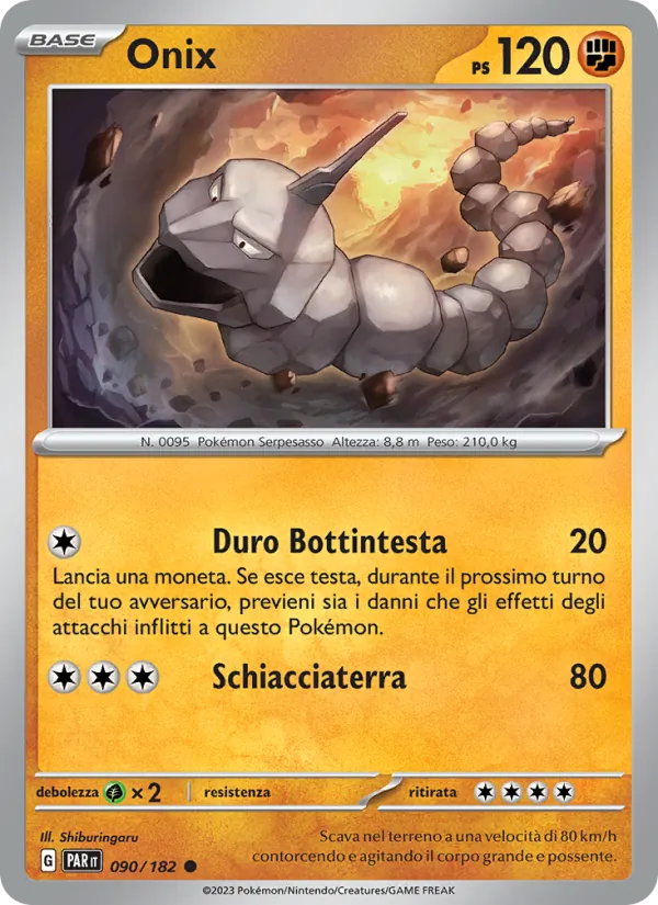 Carta Onix dell'espansione Paradosso Temporale, numero 090/182