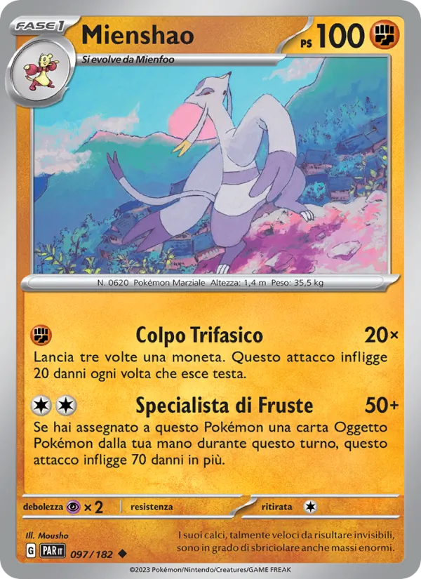 Carta Mienshao dell'espansione Paradosso Temporale, numero 097/182
