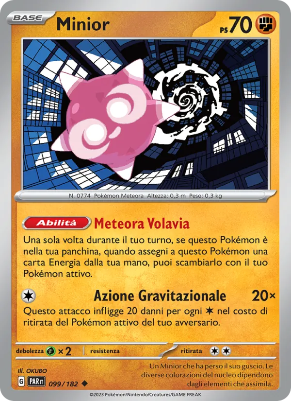 Carta Minior dell'espansione Paradosso Temporale, numero 099/182