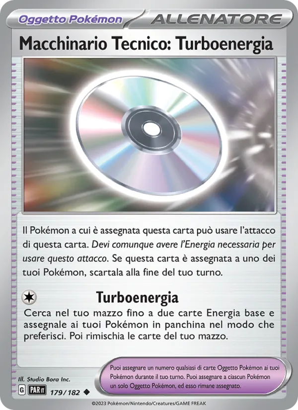 Carta Macchinario Tecnico: Turboenergia dell'espansione Paradosso Temporale, numero 179/182
