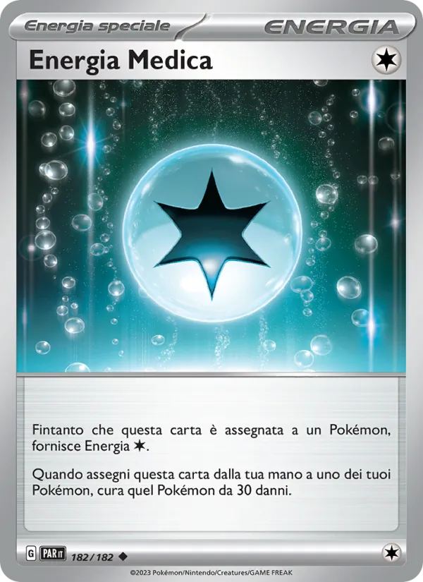 Carta Energia Medica dell'espansione Paradosso Temporale, numero 182/182