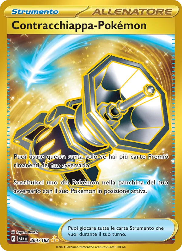 Carta Contracchiappa-Pokémon dell'espansione Paradosso Temporale, numero 264/182