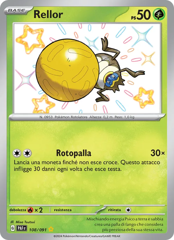 Carta Rellor dell'espansione Destino di Paldea, numero 108/91