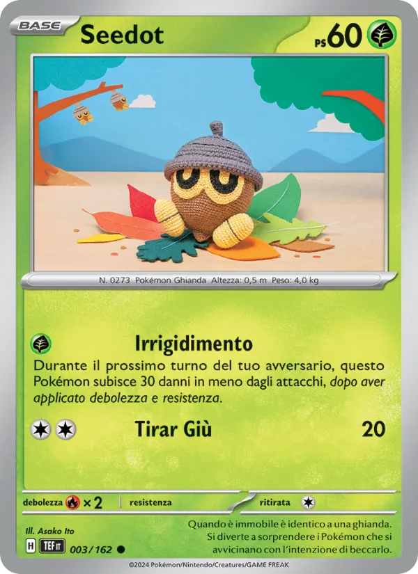Carta Seedot dell'espansione Cronoforze, numero 003/162