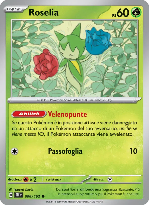 Carta Roselia dell'espansione Cronoforze, numero 008/162