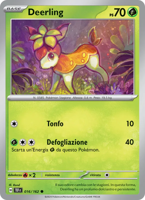 Carta Deerling dell'espansione Cronoforze, numero 016/162