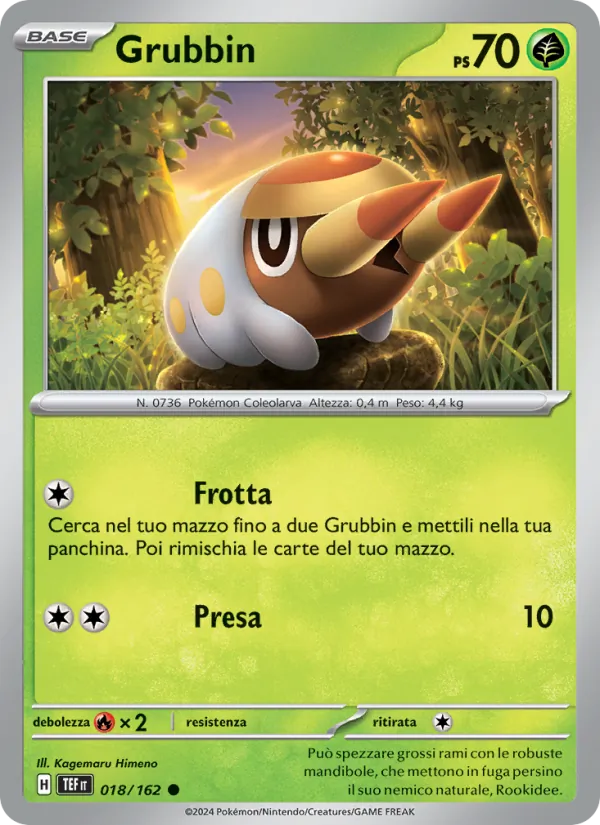 Carta Grubbin dell'espansione Cronoforze, numero 018/162