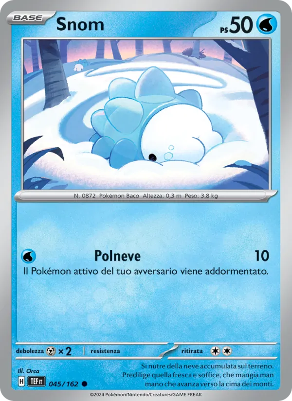 Carta Snom dell'espansione Cronoforze, numero 045/162