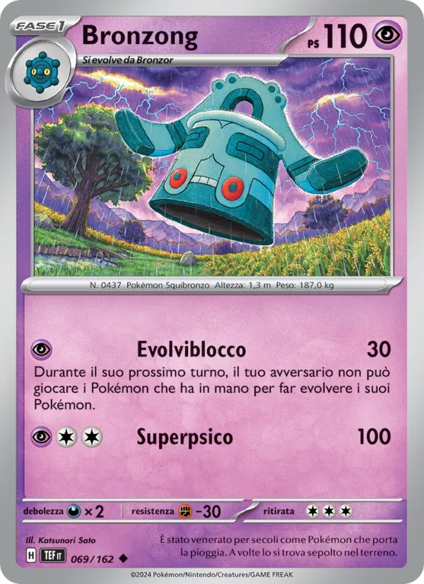 Carta Bronzong dell'espansione Cronoforze, numero 069/162