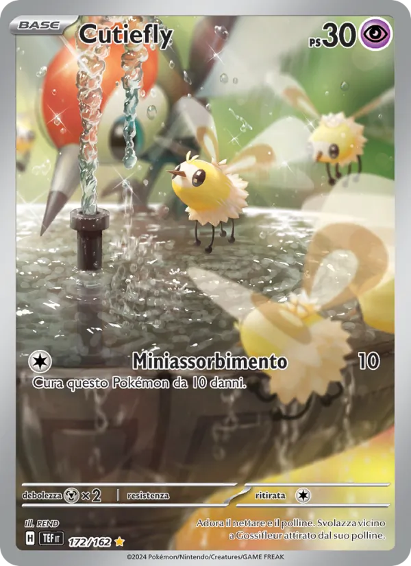 Carta Cutiefly dell'espansione Cronoforze, numero 172/162