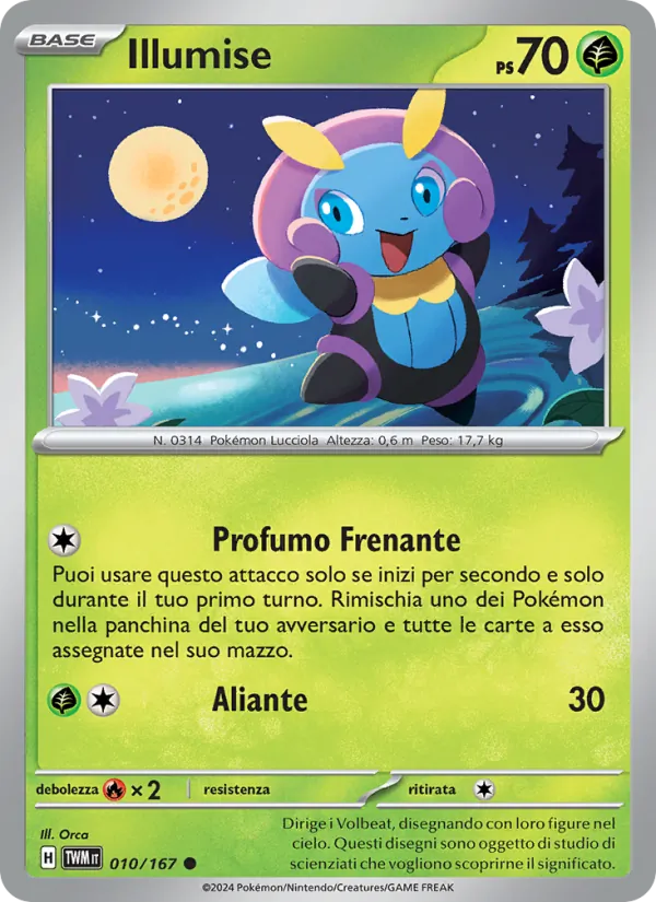 Carta Illumise dell'espansione Crepuscolo Mascherato, numero 010/167