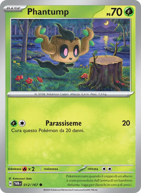 Carta Phantump dell'espansione Crepuscolo Mascherato, numero 012/167